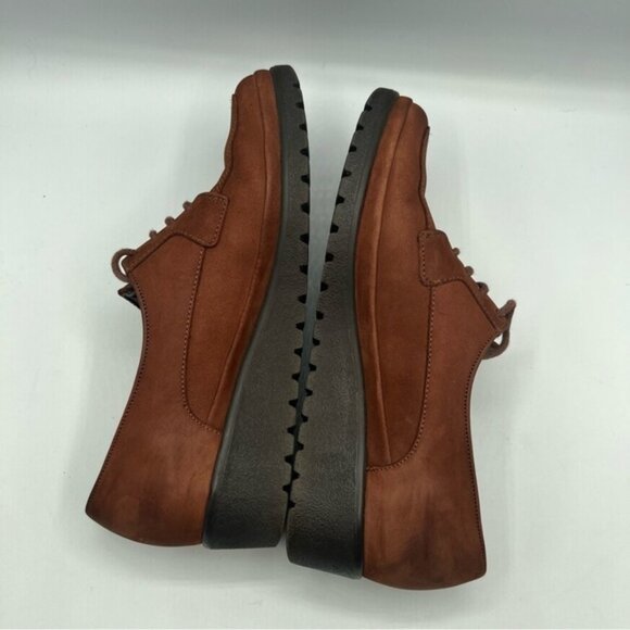 Mephisto Womens Moc Toe Lace Up Shoes Brown Nubuck Leather US 6.5 - Picture 9 of 11